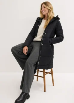 New Abrigo guateado con forro polar en la capucha Mujer Chaquetas Y Abrigos