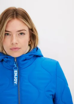 New Abrigo guateado de poliéster reciclado Mujer Chaquetas Y Abrigos