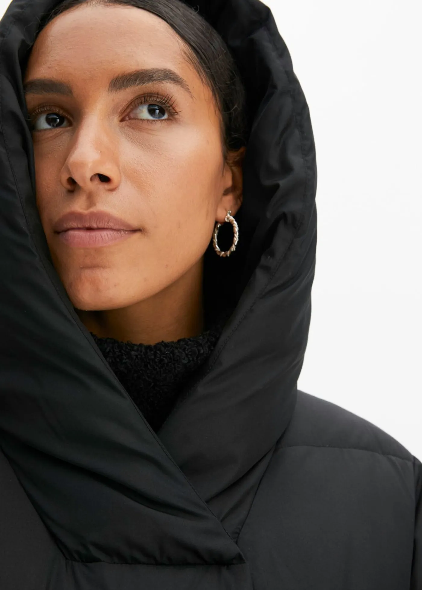 Hot Abrigo guateado oversize Mujer Chaquetas Y Abrigos