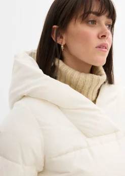 Outlet Abrigo guateado oversize Mujer Chaquetas Y Abrigos