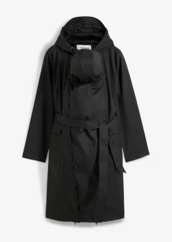 Hot Abrigo impermeable y cortavientos 3 en 1 premamá y de porteo con dos insertos Mujer Premamá
