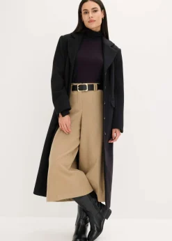 Best Abrigo largo de imitación de lana Mujer Chaquetas Y Abrigos