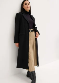 Best Abrigo largo de imitación de lana Mujer Chaquetas Y Abrigos