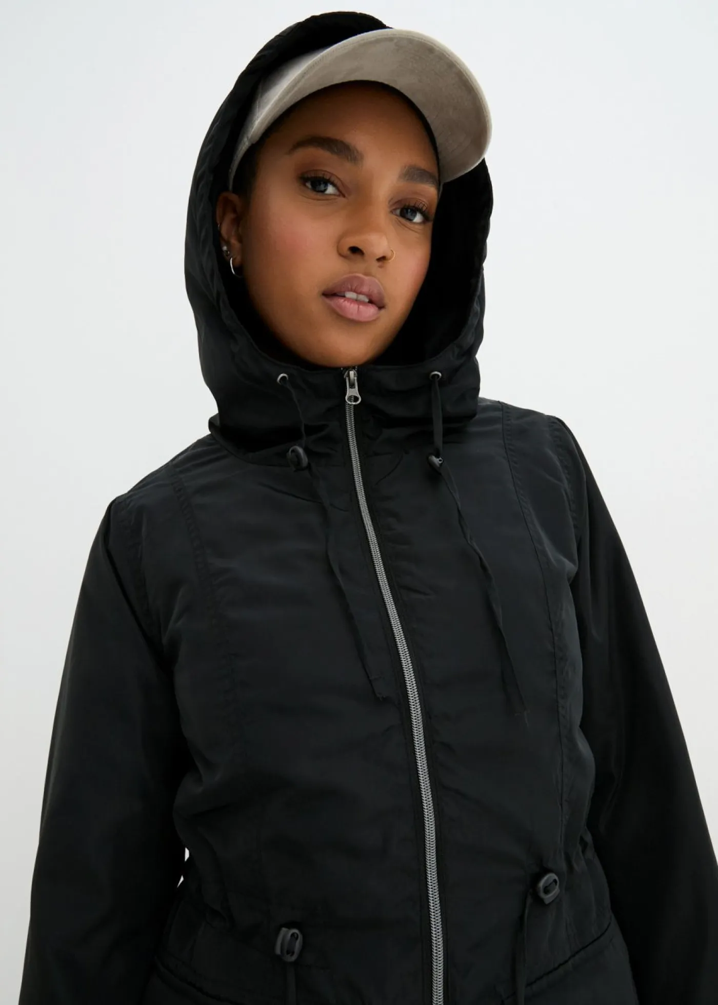 Sale Abrigo ligeramente acolchado con cordón Mujer Chaquetas Y Abrigos