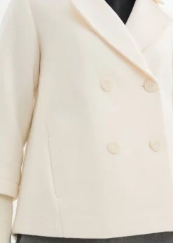 Hot Abrigo marinero con mangas de punto Mujer Chaquetas Y Abrigos