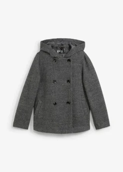 Discount Abrigo marinero de acogedor tejido bouclé Mujer Chaquetas Y Abrigos