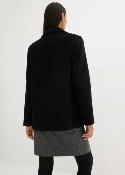 Outlet Abrigo marinero de lana Mujer Premium|Chaquetas Y Abrigos