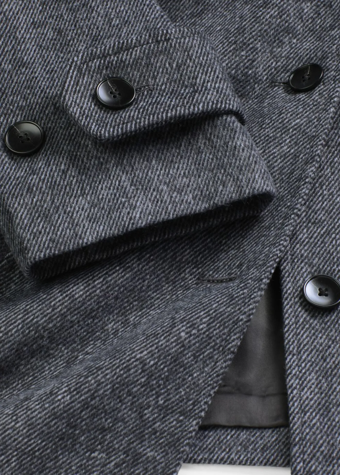 Clearance Abrigo marinero largo con aspecto de lana Mujer Chaquetas Y Abrigos