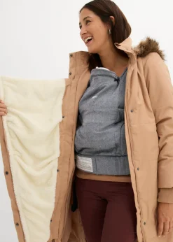New Abrigo premamá y de porteo, guateado, 3 en 1 Mujer Premamá