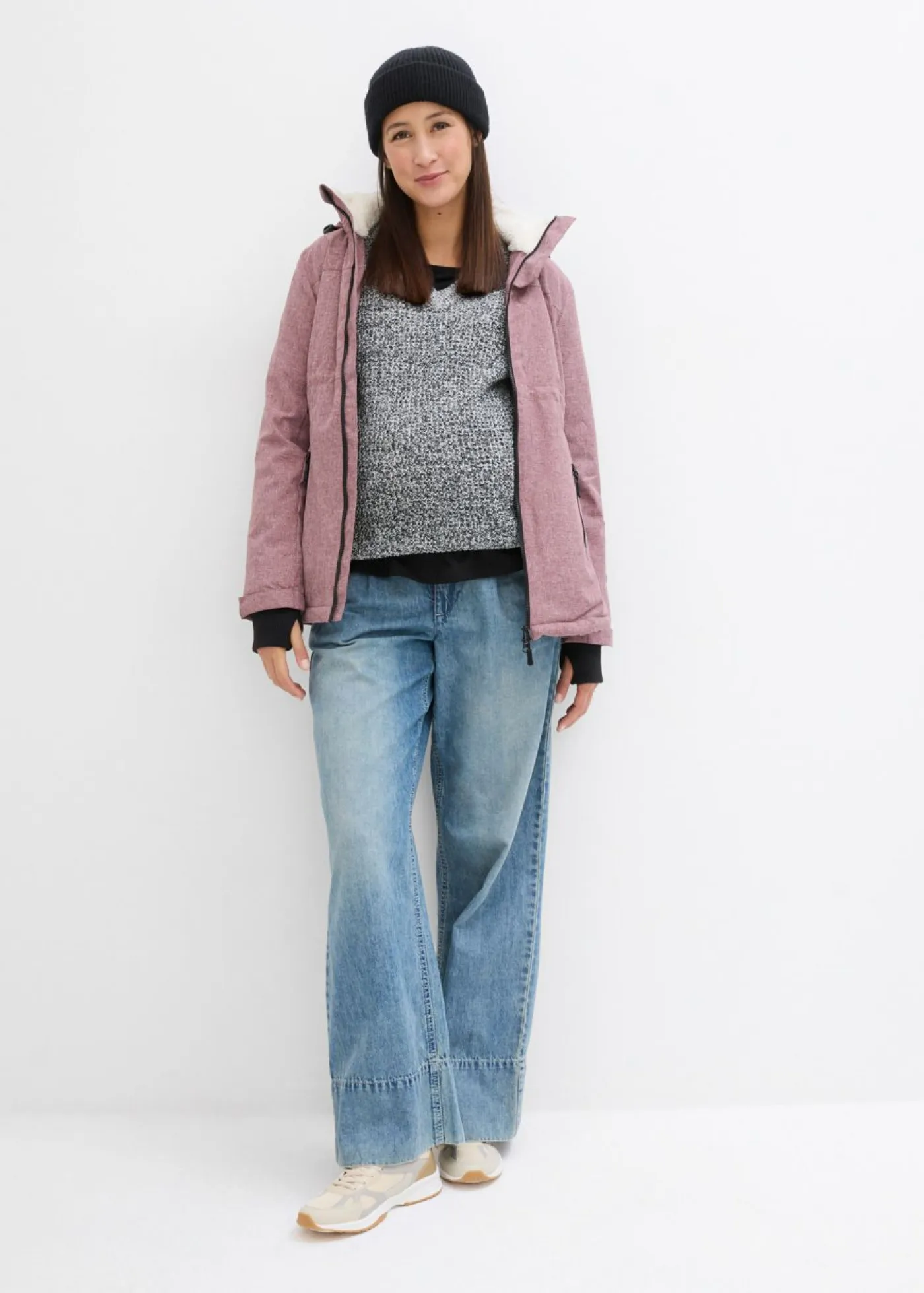 Hot Agradable chaqueta premamá 3 en 1 y de porteo Mujer Premamá