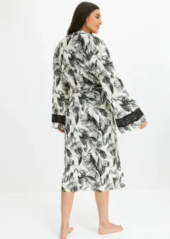 Hot Albornoz tipo kimono de mezcla de viscosa suave Mujer Albornoces Y Batas