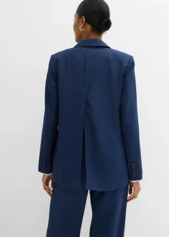 Best Americana con abertura larga en la espalda Mujer Esenciales|Blazers