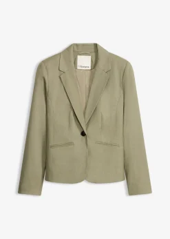 New Americana con bolsillos, petite Mujer Blazers|Tallas Pequeñas