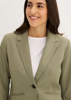 New Americana con bolsillos, petite Mujer Blazers|Tallas Pequeñas