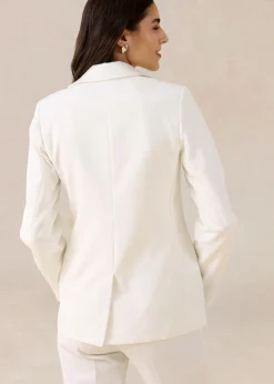New Americana con botones decorativos Mujer Blazers