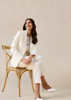 New Americana con botones decorativos Mujer Blazers