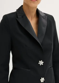 Outlet Americana con botones decorativos Mujer Blazers|Ropa Elegante