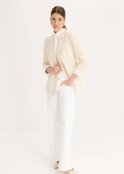 Hot Americana con lyocell y efecto arrugado Mujer Blazers