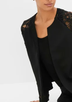 Outlet Americana con mangas de encaje Mujer Blazers|Ropa Elegante