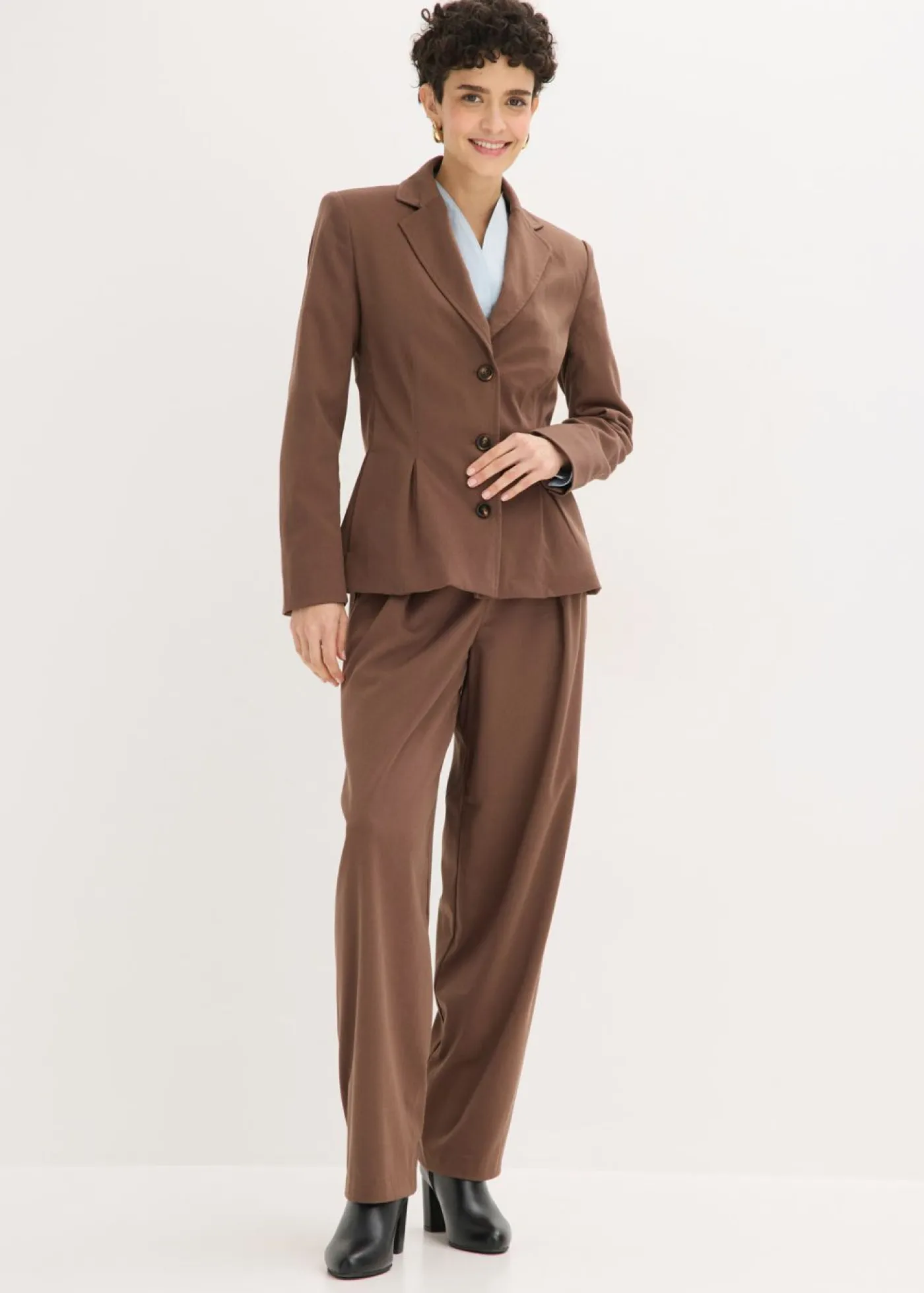Americana con pliegues Mujer Blazers