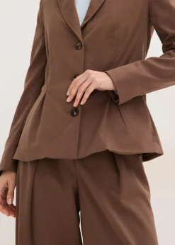 Americana con pliegues Mujer Blazers
