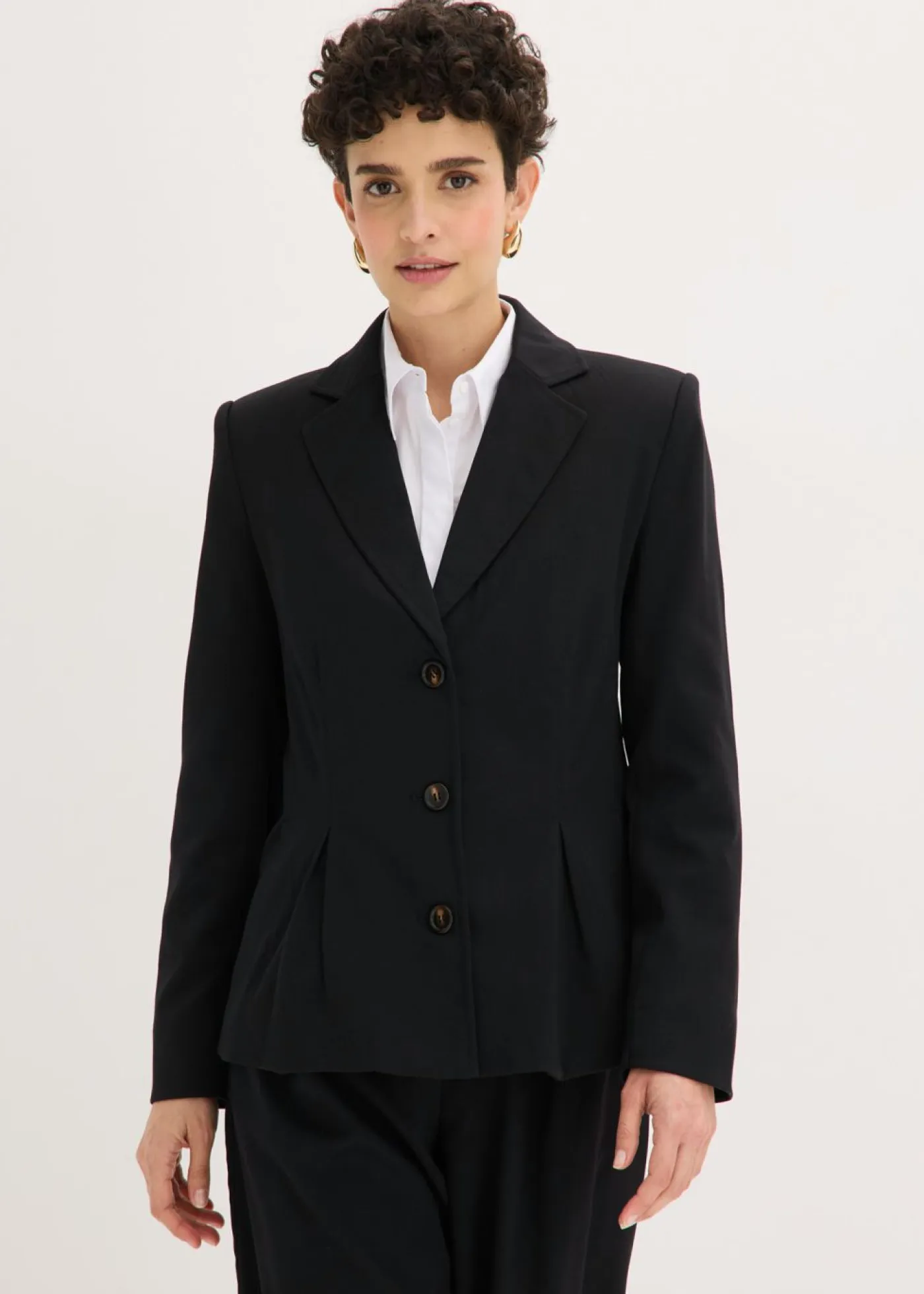 Hot Americana con pliegues Mujer Blazers