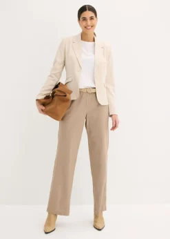 Discount Americana corta con bolsillos Mujer Blazers