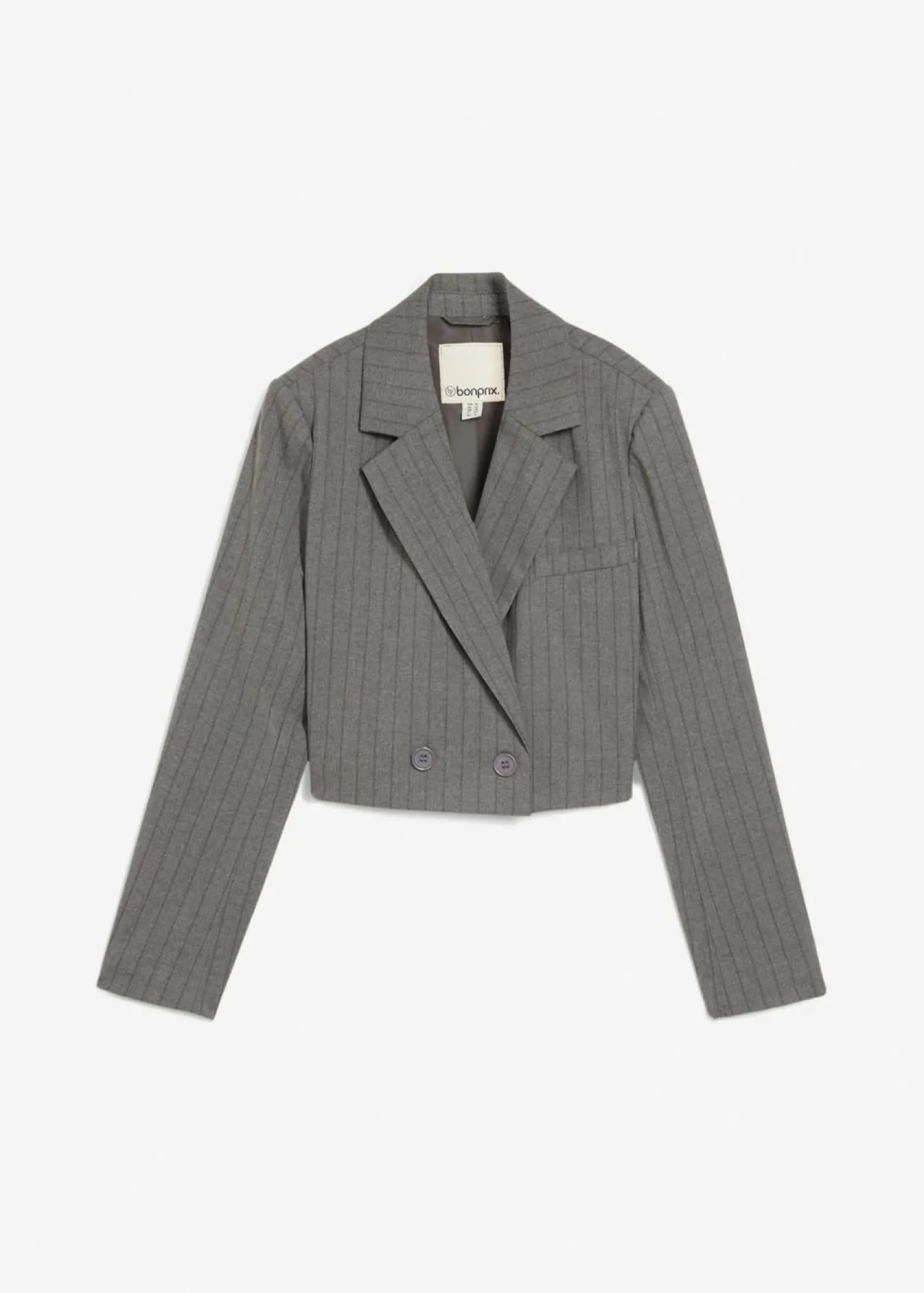 New Americana corta con cuello de solapa Mujer Blazers