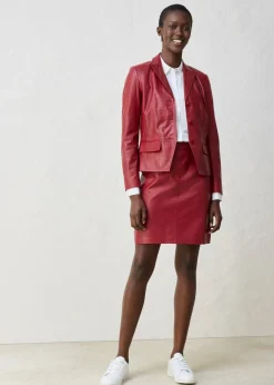 Best Americana corta de napa de cordero Mujer Premium|Blazers