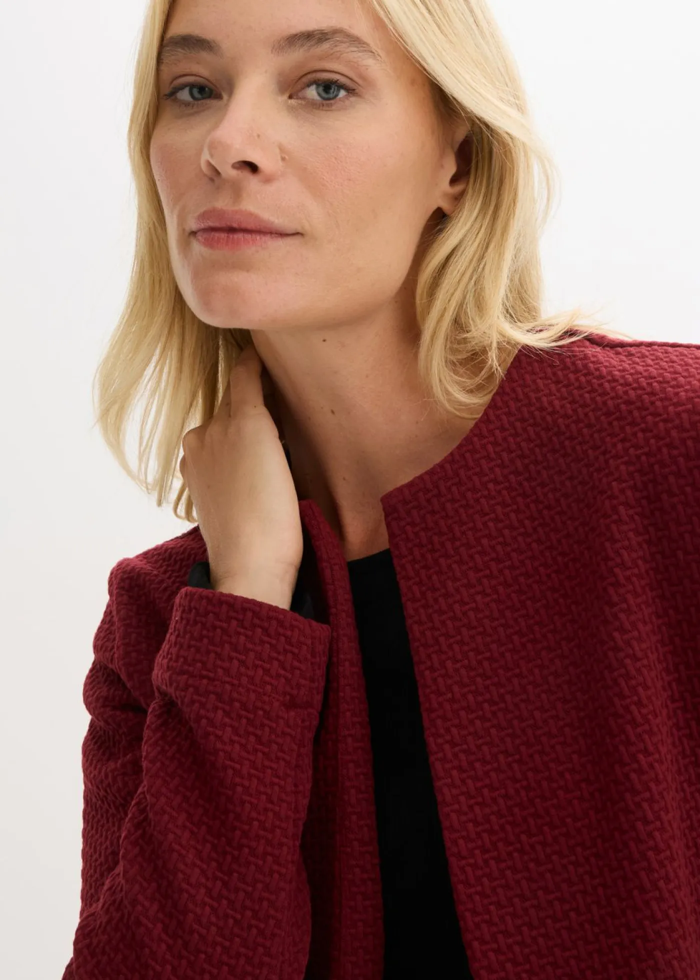 Sale Americana corta de punto Mujer Blazers