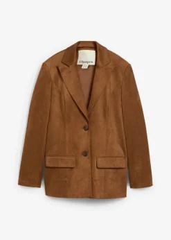 Outlet Americana de ante sintético Mujer Blazers