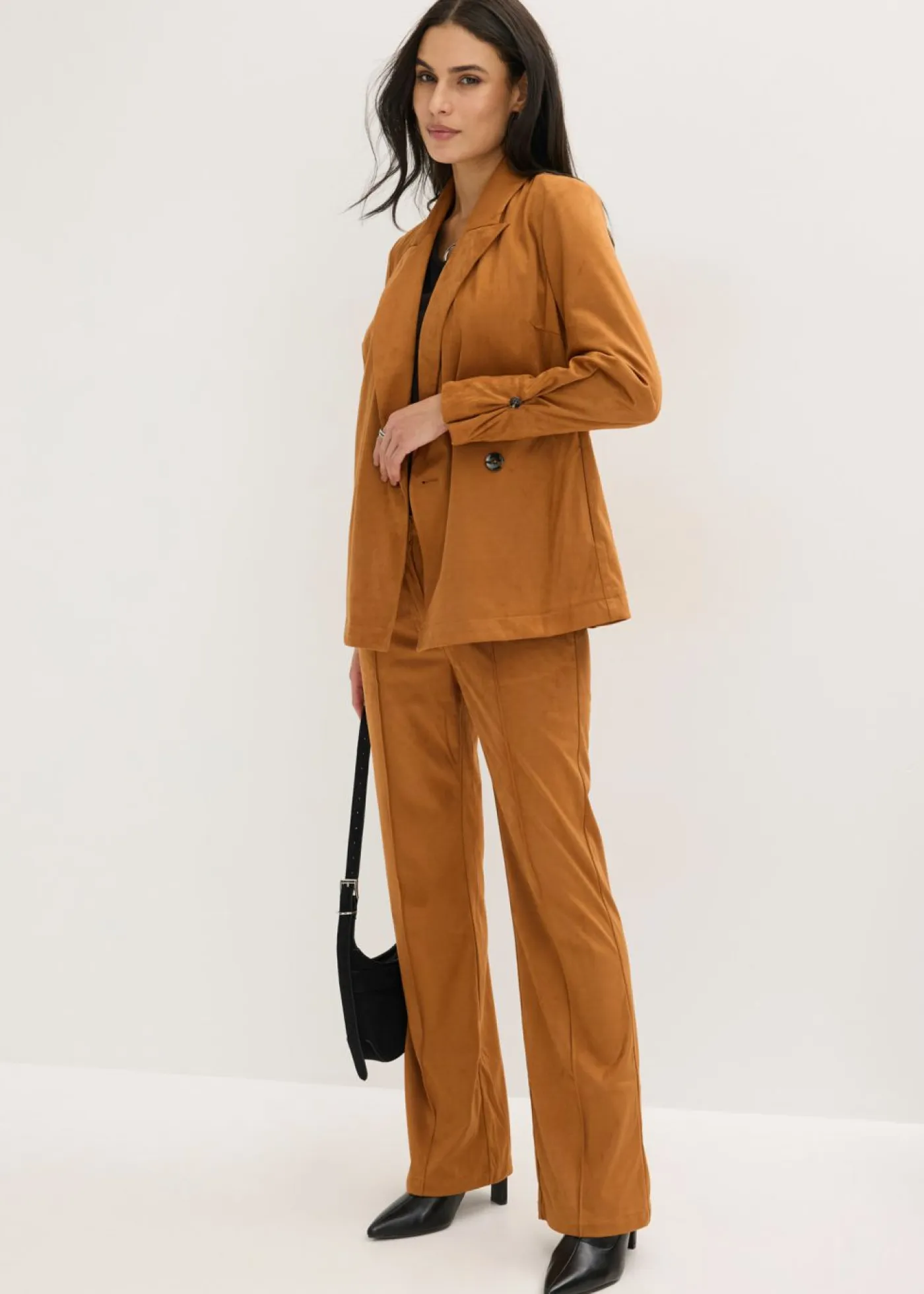 Online Americana de ante sintético Mujer Blazers