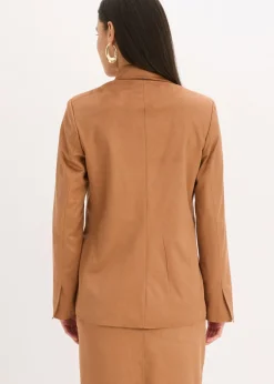 Americana de ante sintético Mujer Blazers