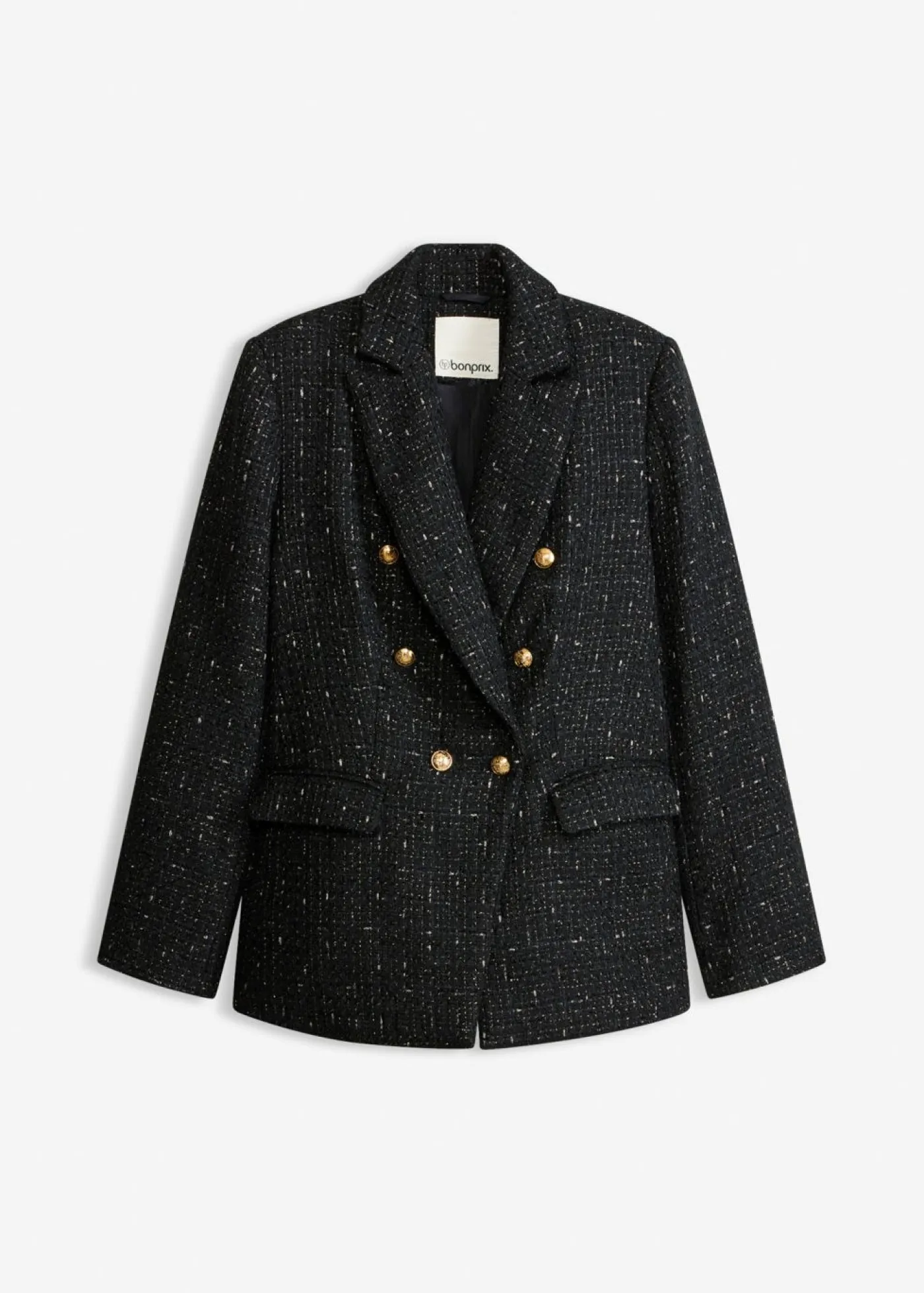 Outlet Americana de bouclé con doble botonadura Mujer Blazers