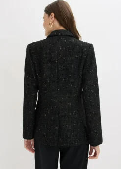 Outlet Americana de bouclé con doble botonadura Mujer Blazers