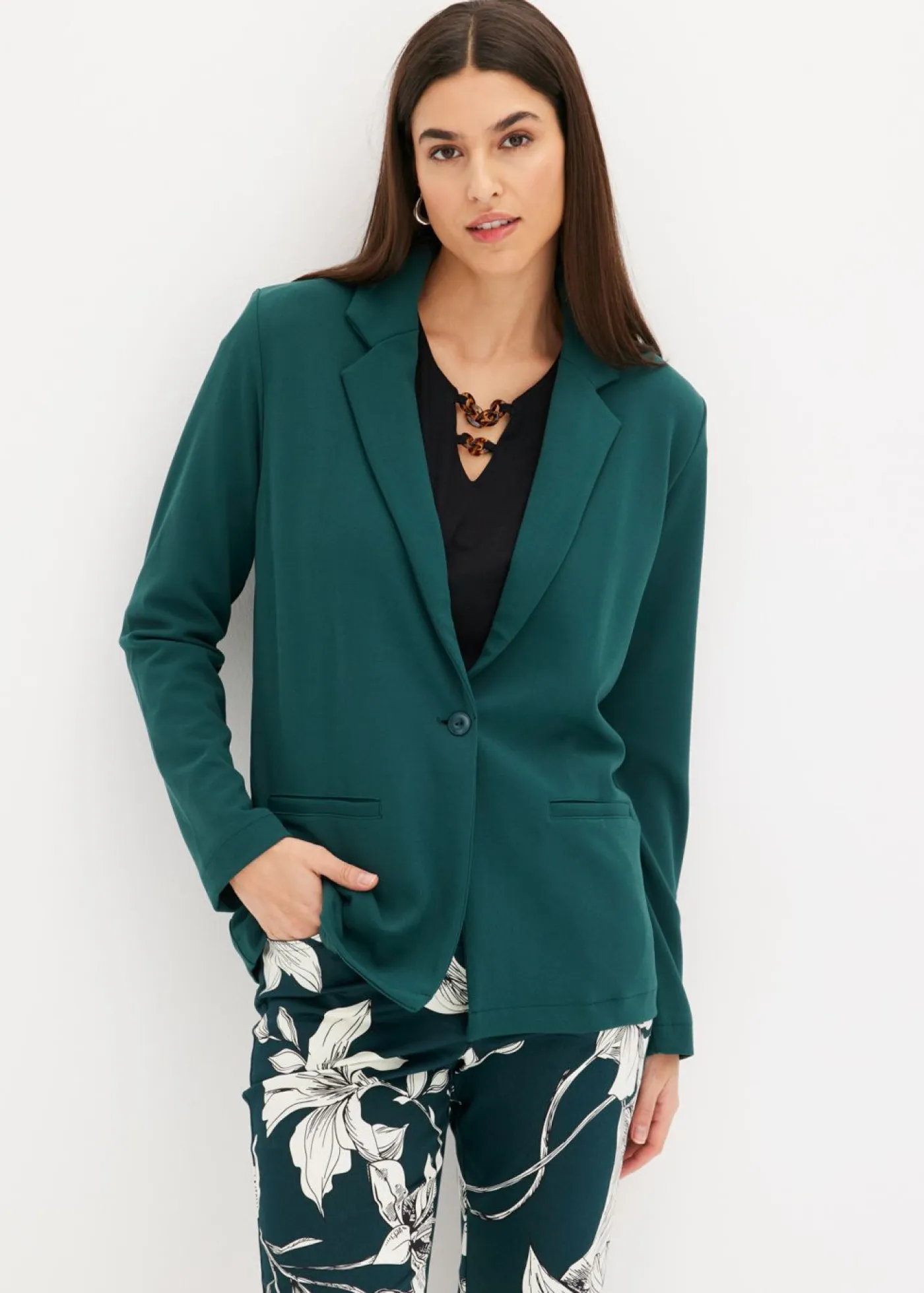 Outlet Americana de crepé Mujer Blazers