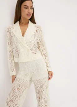 New Americana de encaje Mujer Blazers