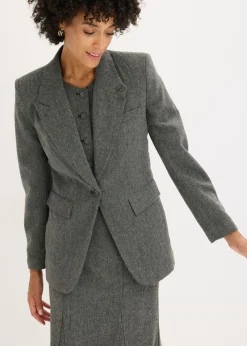 Best Americana de estilo tweed Mujer Blazers