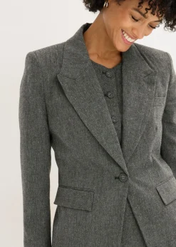 Best Americana de estilo tweed Mujer Blazers
