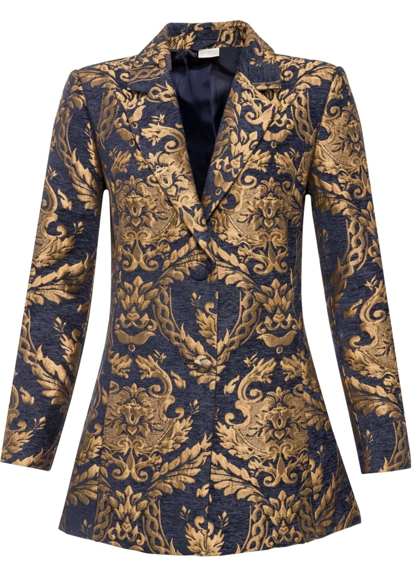 Americana de jacquard brillante Mujer Blazers|Ropa Elegante