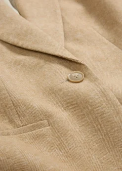 Discount Americana de lana con patrón en espiga Mujer Blazers