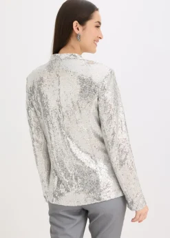 Best Americana de lentejuelas Mujer Blazers
