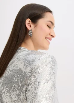 Best Americana de lentejuelas Mujer Blazers