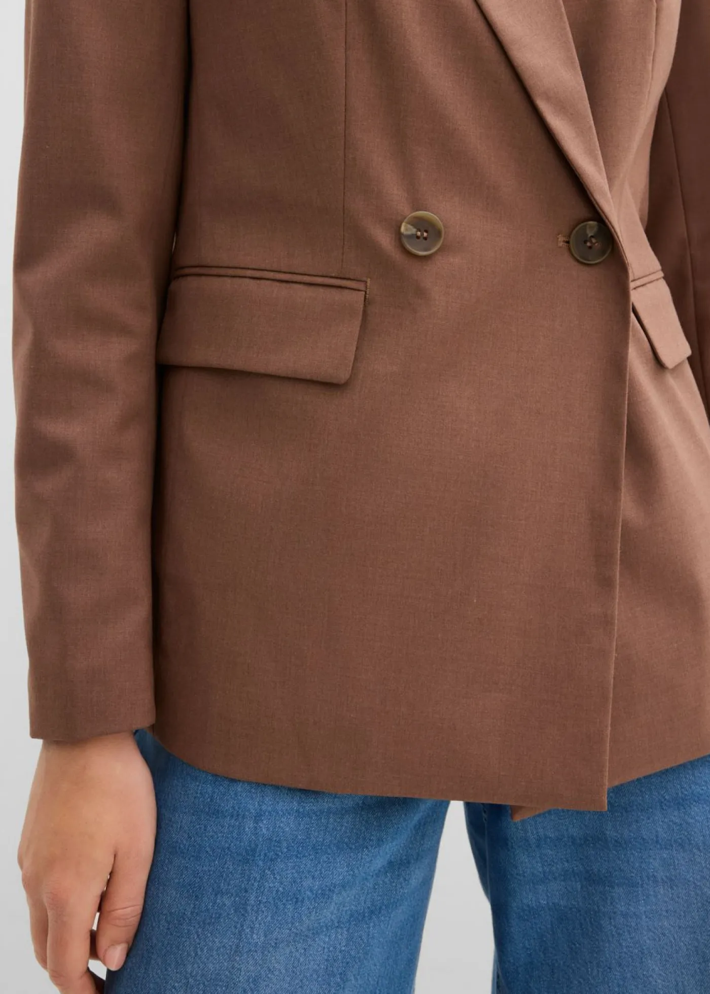 Outlet Americana de mezcla de viscosa Mujer Blazers