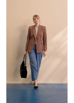 Outlet Americana de mezcla de viscosa Mujer Blazers