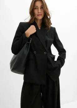 Americana de mezcla de viscosa Mujer Blazers