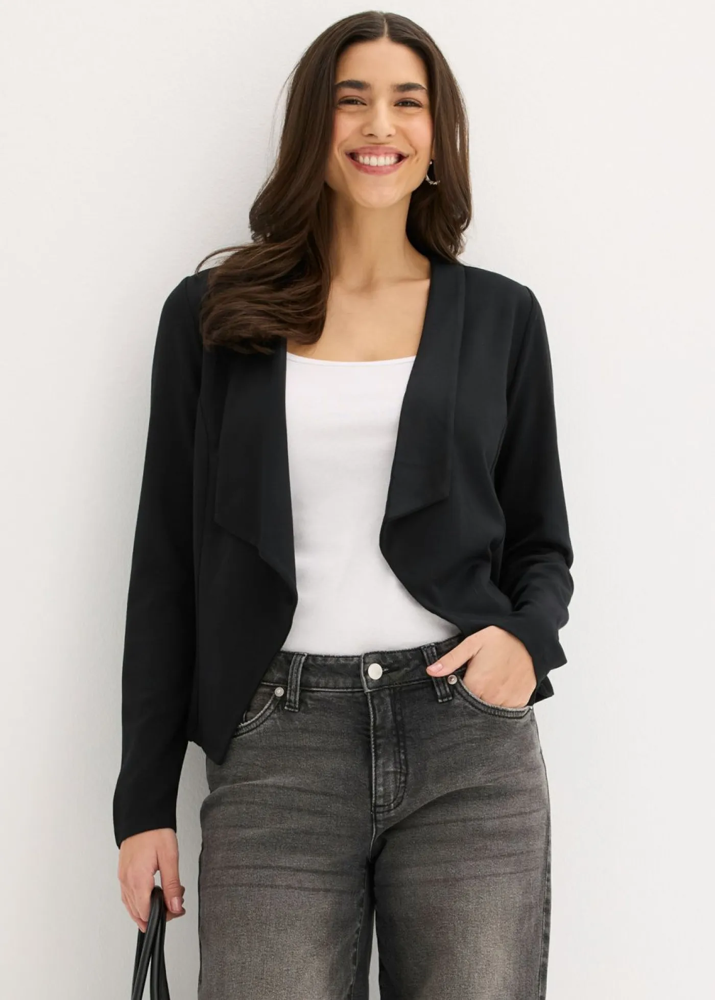 Outlet Americana de punto de mezcla de viscosa Mujer Blazers