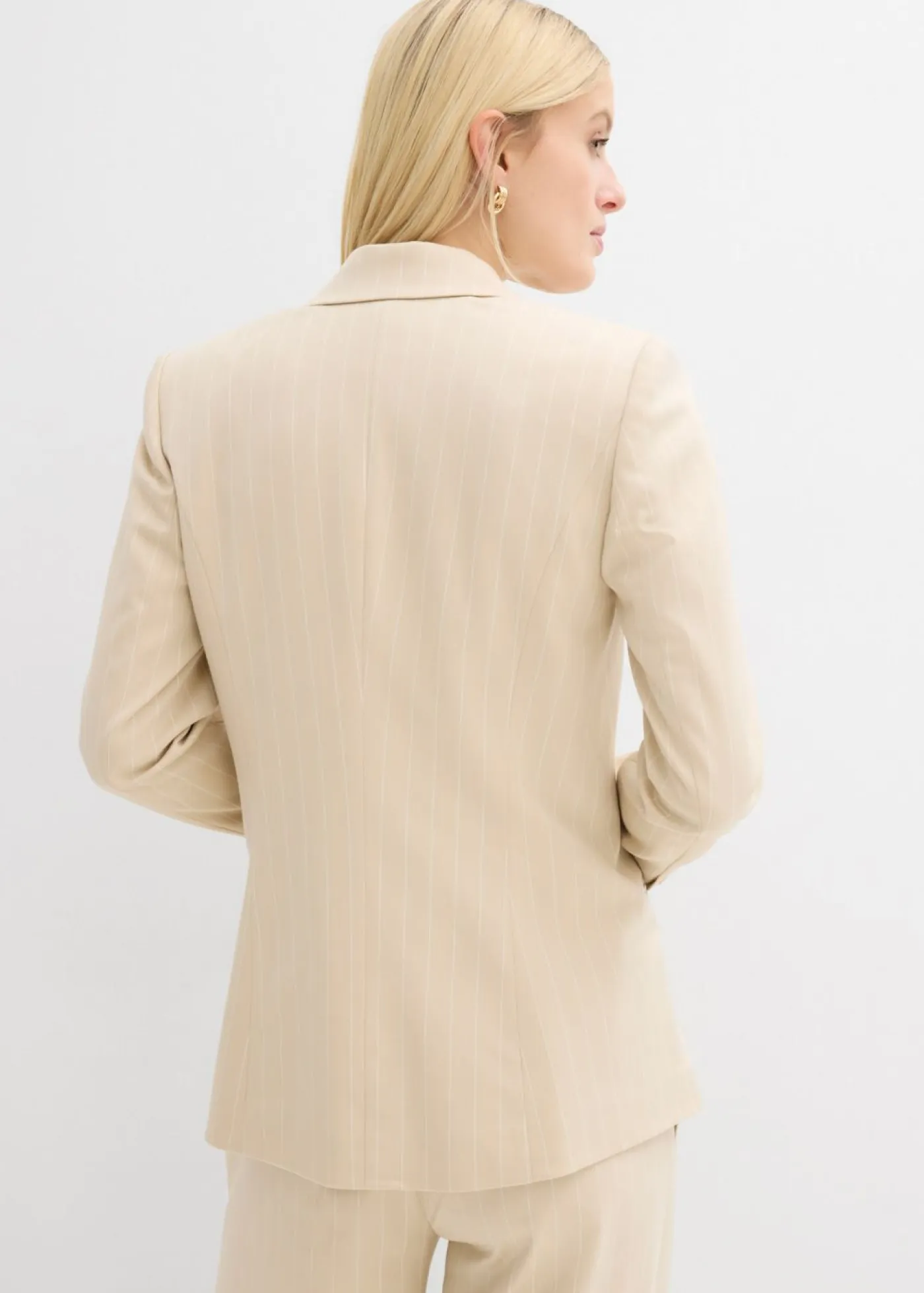 Best Americana de raya diplomática Mujer Blazers|Novedades
