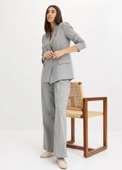 Hot Americana de raya diplomática Mujer Blazers