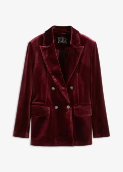 Sale Americana de terciopelo suave Mujer Blazers